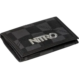 Nitro Snowboards 2018 Münzbörse, 14 cm, Schwarz (Checker)