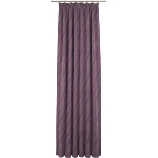 ADAM Audio Adam Vorhang Argentinian Criolla (1 St), Kräuselband, blickdicht, Jacquard, aus 100% Bio-Baumwolle lila 145 cm x 145 cm