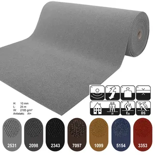 Teppichläufer Meterware läufer Hong Kong in 7 Farben & vielen Größen Brücke