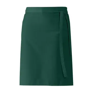 Leiber Vorbinder Schürze, ca. 60 x 80 cm, unisex, Schürze ideal für das Bistro, Farbe: bottle green, Größe 34