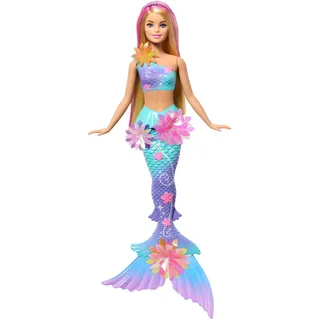 Mattel Barbie Meerjungfrau mit magischen Blüten (One Size)