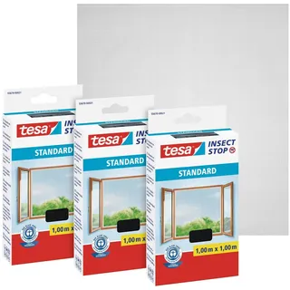 Tesa Insektenschutzgitter Insect Stop Standard 100 x 100 cm Schwarz