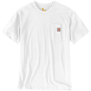 CARHARTT Workwear Pocket T-Shirt mit Tasche, Weiß, L