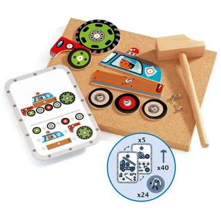 Djeco Tap Tap Fahrzeuge mehrfarbig