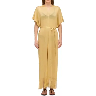 Sundek Long Kaftan With V-neck Langes Kleid - Gold / Gold - One Size