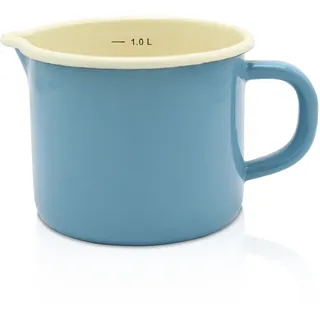 Krüger Milchtopf 1 Stk. tlg. Emaille, blau