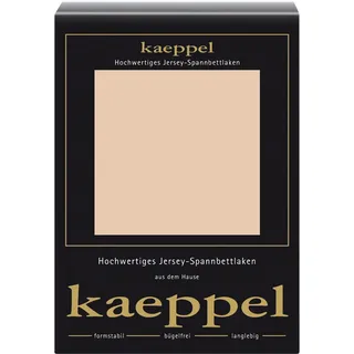 Kaeppel Spannbettlaken »Single Jersey Mako Elasthan«, aus 97% Baumwolle und 3% Elasthan Kaeppel leinen B/L: 180-200 cm x 200 cm