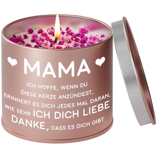 KAAYEE Mama Geschenk Duftkerzen, 9oz Lavendel Duftkerzen Geschenke für Mama zum Muttertag Weihnachten, Muttertagsgeschenk Geburtstagsgeschenk für Mutter von Tochter Sohn (Mama 1)