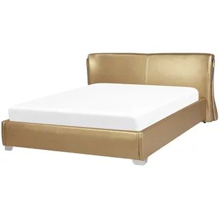 Beliani Paris 160 x 200 cm Gold