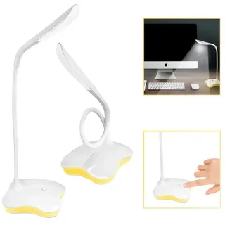 EAXUS Schreibtischlampe Weiß 2 St.