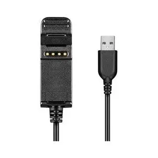 Garmin Ladeklemme Usb-a/Pogo-pin Fuer Edge 20/25 schwarz