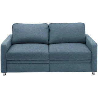 Beldomo Style Schlafsofa , Blau , Textil , 206x90x100 cm , Goldenes M , Typenauswahl, Stoffauswahl, Rücken echt , Wohnzimmer, Sofas & Couches, Schlafsofas, Sonstige Schlafsofas