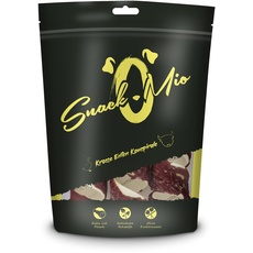 SnackOMio - Premium Kausnack für Hunde - Krosse Enten Kauspirale, 110g, 1er Pack (1 x 0,11kg)