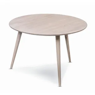Xora Couchtisch , Eiche Bianco , Holz , Wildeiche , massiv , rund , konisch , 75x50x75 cm , einfacher Aufbau , Wohnzimmer, Wohnzimmertische, Couchtische, Couchtische rund