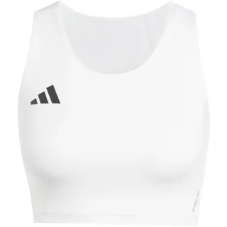 adidas Adizero Essentials Crop Sport-top - White - L