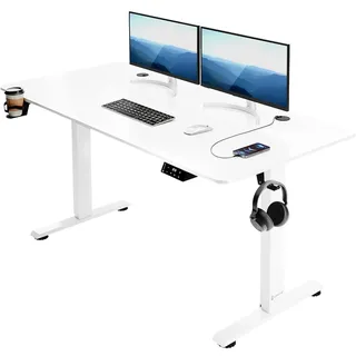 CASARIA Gaming-Tisch Weiß