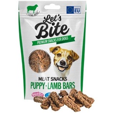 Brit Lets Bite Meat Snacks. Puppy Lamb Bars 80 g