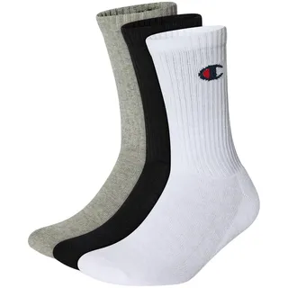 Champion Tennissocken 6er Pack Schwarz/Weiß/Grau 43-46