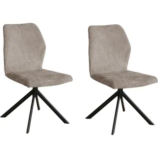 OTTO home Schalenstuhl Hacienda Polyester braun 2er Set