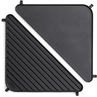 höfats Grillplatte 50 x 28 cm Gusseisen schwarz