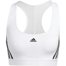 Bild Damen Workout Bra - Medium Support Pwr Ms 3S, White/Black, HC7897, 2XSD