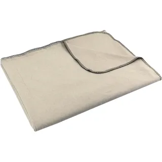 SETEX Tagesdecke »Kuscheldecke mit Ziernaht«, Weich und Kuschelig in allen Situationen SETEX beige B/L: 140 cm x 200 cm