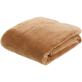 Gözze Premium Cashmere Feeling« mit premium Cashmere Feeling, Kuscheldecke, 500 g/m2, 180 x 220 cm - Sand