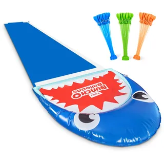 Bunch O Balloons Hai-Wasserrutsche mit 100+ schnell zu füllenden, selbstverschließenden Wasserballons