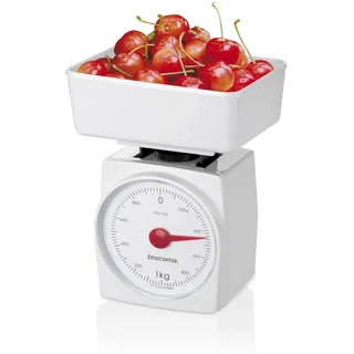 Tescoma ACCURA Küchenwaage, analoge Haushaltswaage bis 2kg mit 20g-Teilung, große Skala, kompakt und praktisch, ideal zum Wiegen von Lebensmitteln