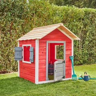 Home Deluxe Spielhaus Das kleine Schloss 101 x 106 x 128 cm Rot