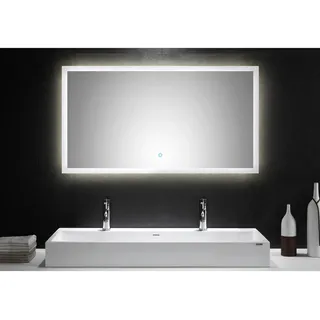 Posseik LED Spiegel 120x65 cm mit Touch Bedienung