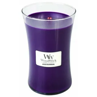 Woodwick Spiced Blackberry Duftkerze 609,5 g lila