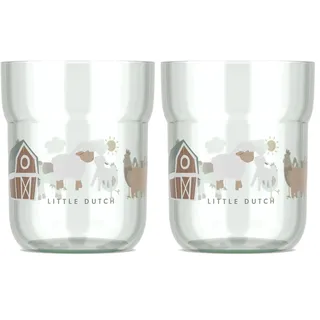 Mepal - Kinderbecher Mio Little Dutch - Becher für Kinder - Kinderbecher ab 9 Monaten - Spülmaschinengeeignet - BPA-frei - 250 ml - Little Farm (Packung mit 2)