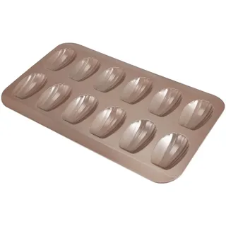 12Cup Form Antihaft Madeleine Pfanne Kohlefaser Stahl Gussform Backform