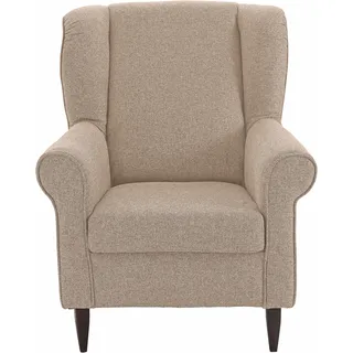 Home affaire Ohrensessel »Asino« mit Federkern, beige