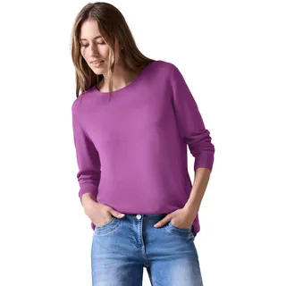 CECIL Damen B302754 Feinstrickpullover, Iced Violet, XXL EU