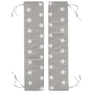 roba Little Stars Bankkissenset 100 x 40 cm Grau