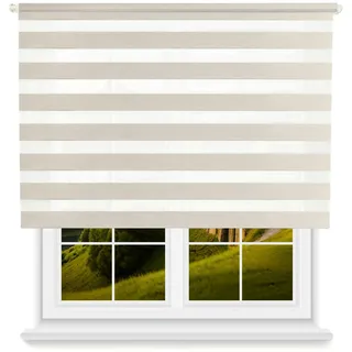 Wellhome Polyester Doppelrollo Tag Und Nacht 120 X 180 Cm - Linen - One Size