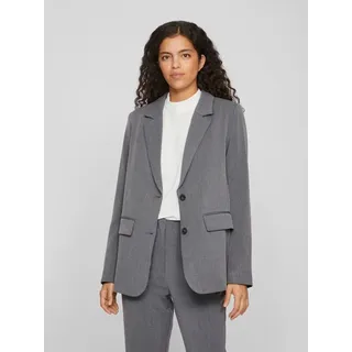 VILA Longblazer »VIVARONE LOOSE BLAZER-NOOS«, grau