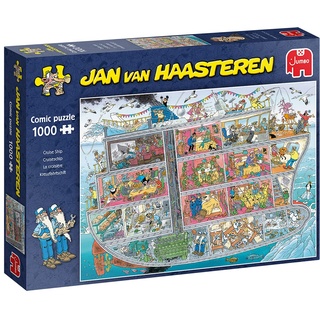 JUMBO Spiele Jumbo Jan van Haasteren - Kreuzfahrtschiff 1000 Teile