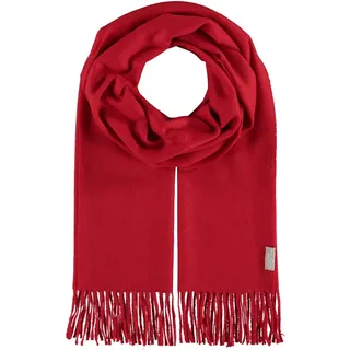 FRAAS Schal Pure Cashmere Scarf with Fringes Tomato rot - Rot