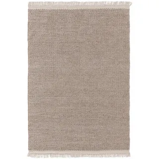 benuta Wollteppich Lana Beige 200x300 cm , Textil , Beton Optik , Rechteckig , 200x300 cm , pflegeleicht , Teppiche und Böden, Teppiche, Schafwollteppiche