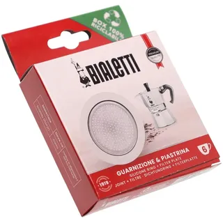 Bialetti Dichtungen mit Filter Kaffeemaschine Bialetti 0800040, für Ein Immer