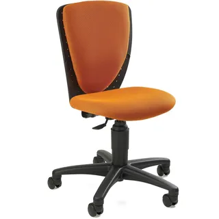 TOPSTAR High S 'Cool Kinderdrehstuhl, Kunststoff, Stahl, Polyester, orange, One Size