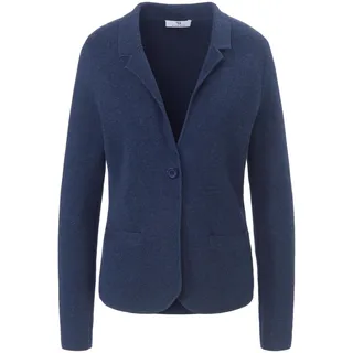 Strickblazer Peter Hahn blau