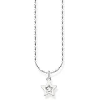 Thomas Sabo Kette mit Stern-Anhänger 925 Sterlingsilber KE2235-041-14