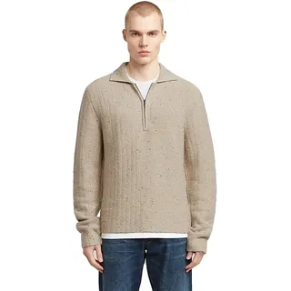 G-Star Halbzippullover Beige L