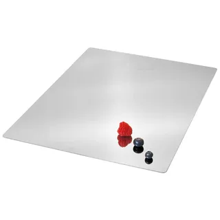 LARES Cake Board/Tortenunterlage - Rechteckiger Tortenretter aus Edelstahl - Maße: 43 x 32 cm - Made in Germany