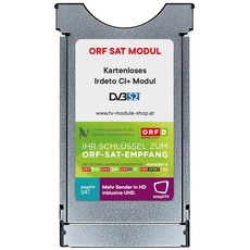 ORF DIGITAL DIREKT irdeto CI+ Modul Dual Entschlüsselung (Neue Technologie Keine Karte mehr notwendig)