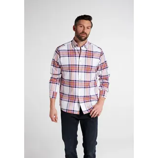 Eterna Langarmhemd »REGULAR FIT« EASY IRON (bügelleicht), lila